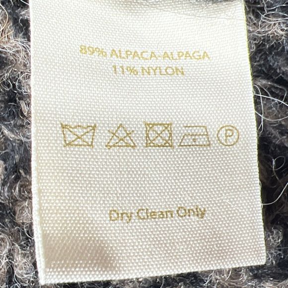 Free People Brown Black She’s All That Sweater Alpaca Blend Turtleneck Women XS - Picture 12 of 14